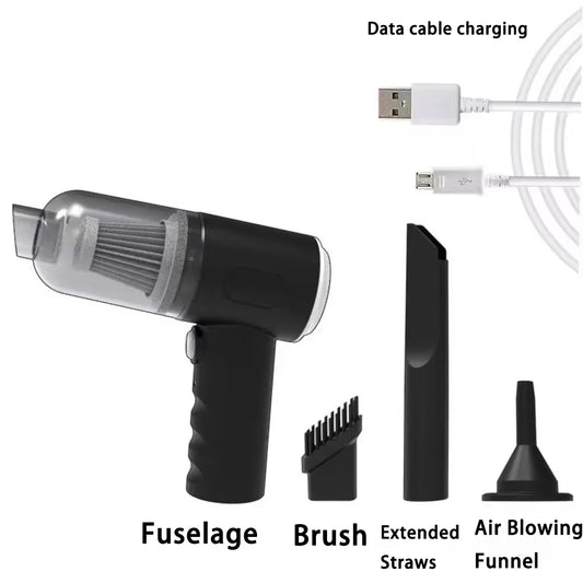 Portable Wireless Car Vacuum Cleaner Wireless Vacuum Cleaner Dual Use for Home and Car 90W High Power Powerful Vacuum Cleaner