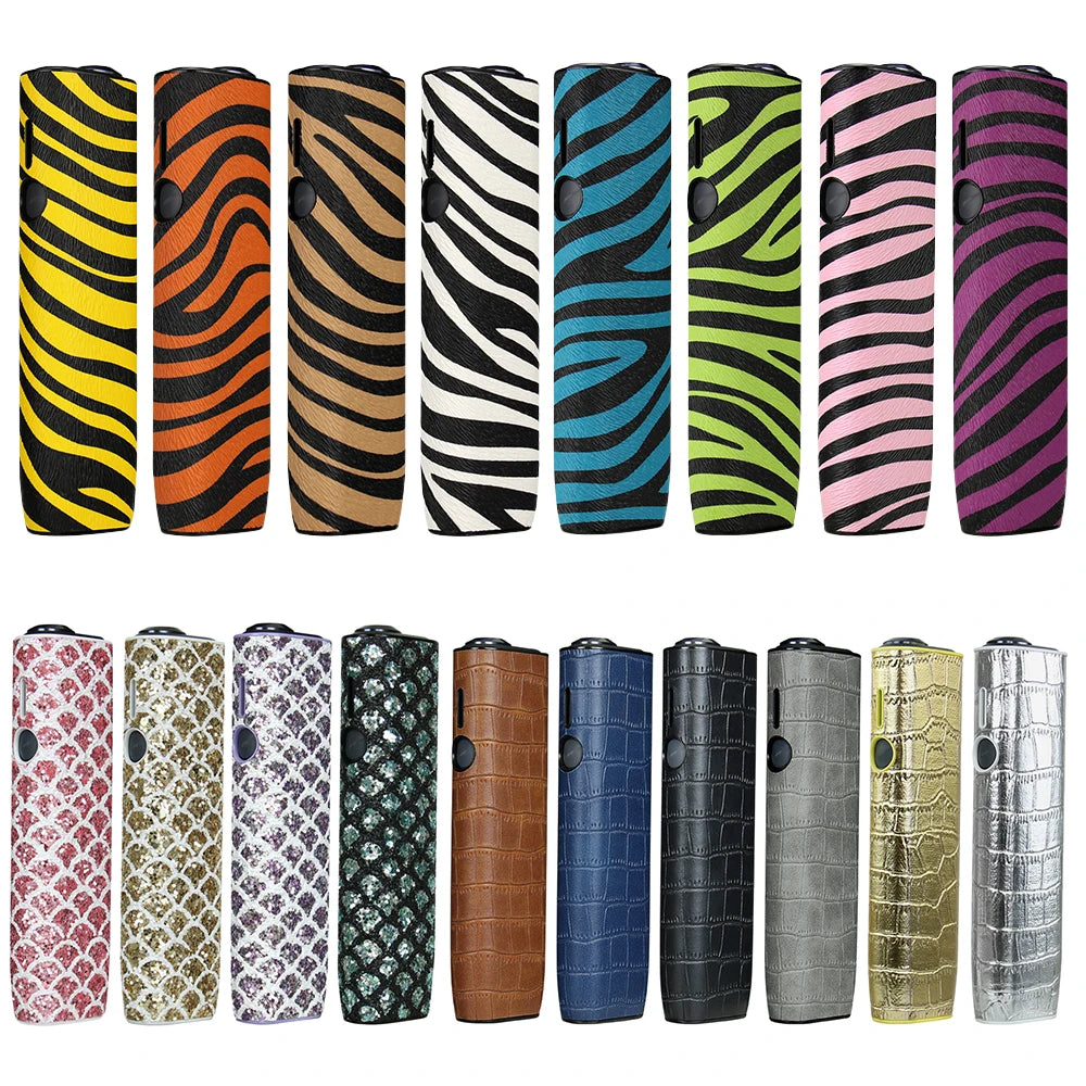 23 Colors Pattern Leather Skin Case for IQOS ILUMA ONE Replaceable E Smoking Box for ICOS ILUMA ONE Accessories