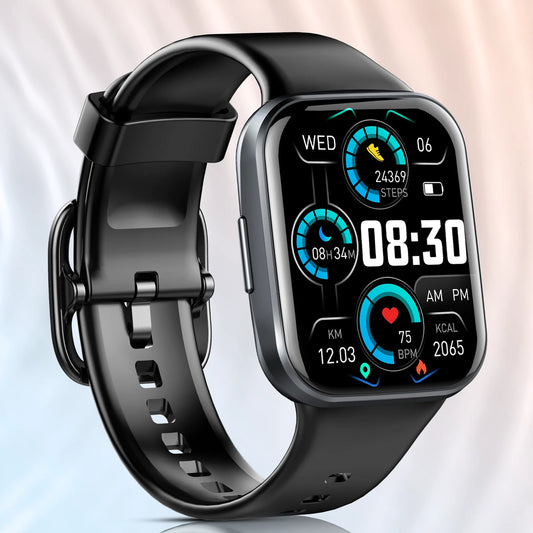Smart Watch, 1.69" HD Touch Screen Fitness Watch, 25 Sports Modes Fitness Tracker, IP68 Waterproof Smartwatch.