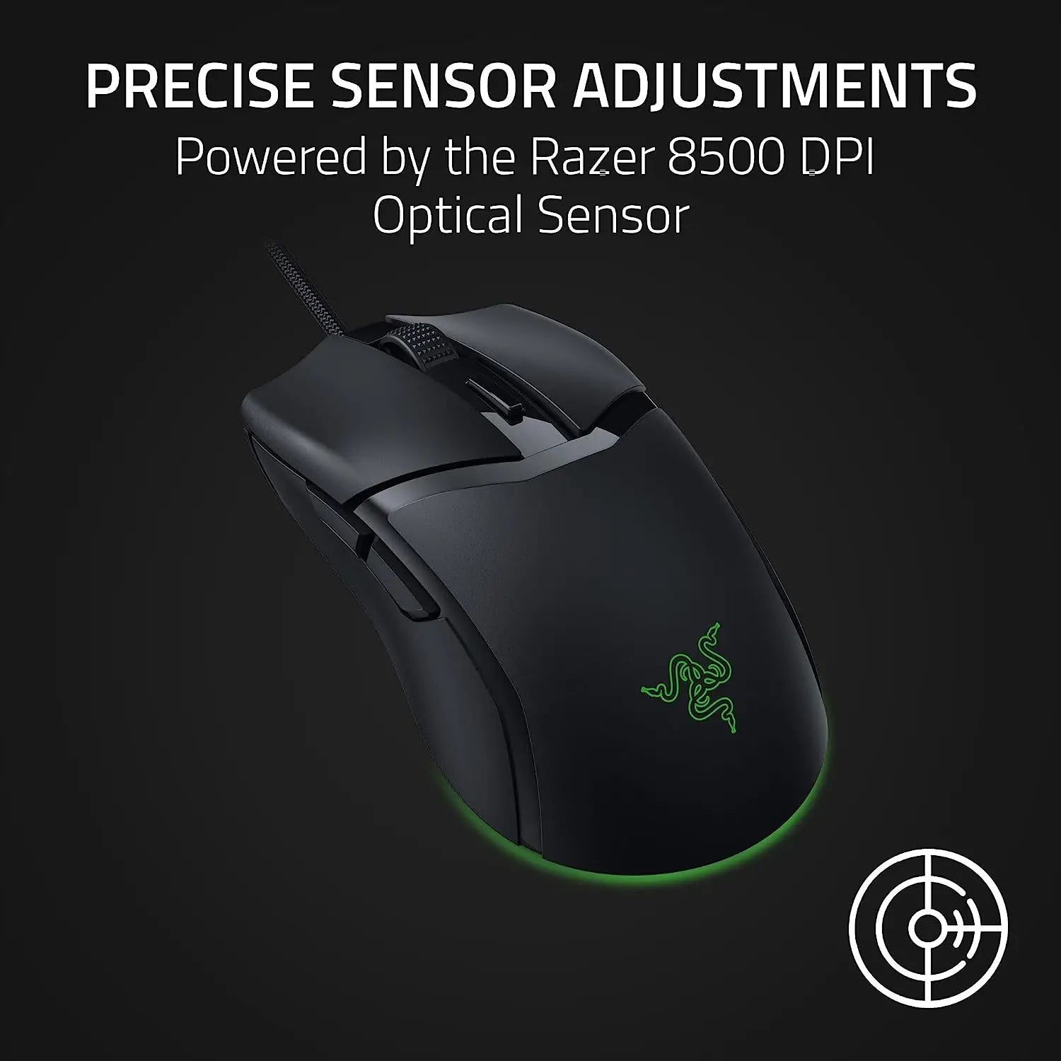 New Original  Cobra 58G Lightweight Wired Gaming Mouse Optical Mouse Switches Gen-3 Chroma Lighting with Gradient Underglow