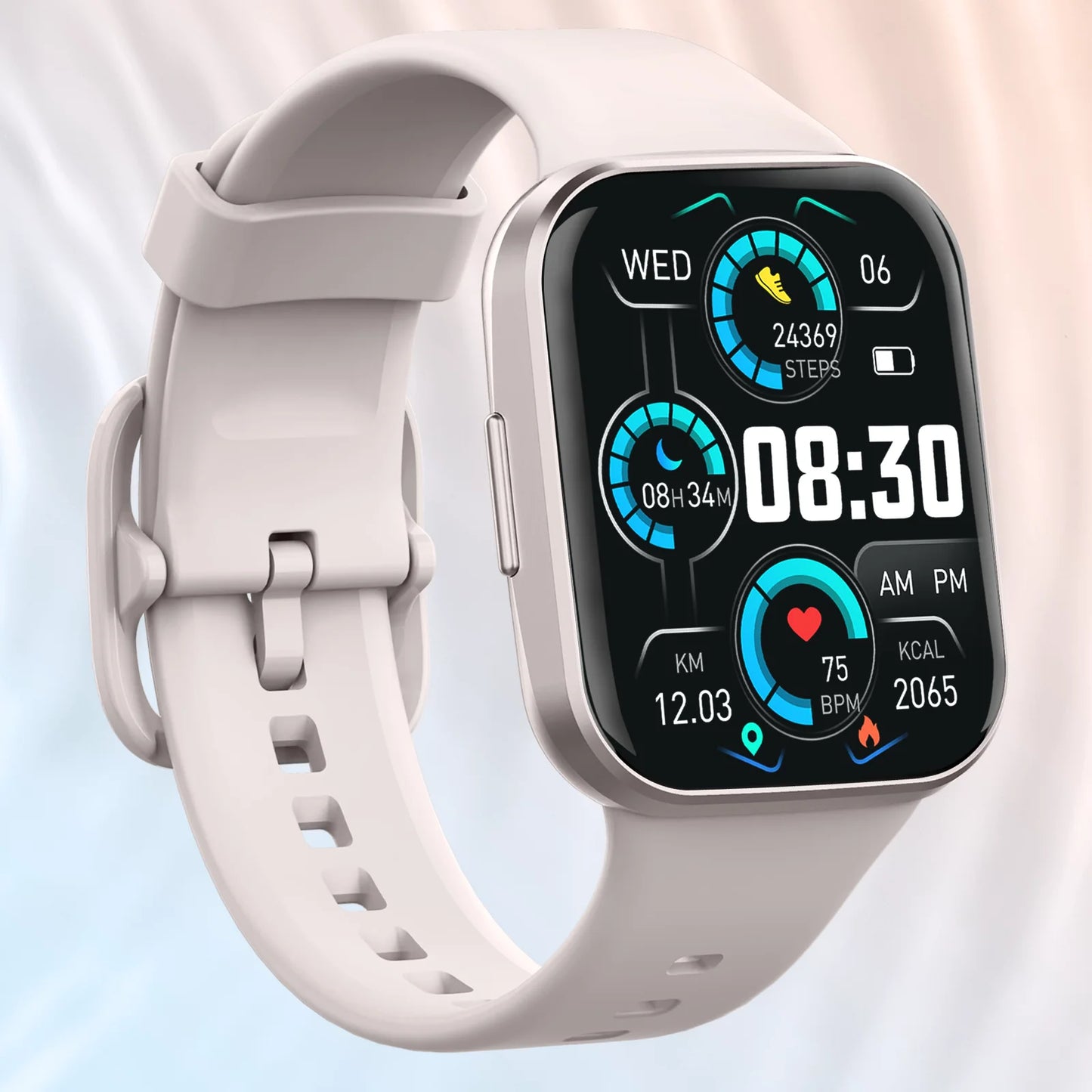 Smart Watch, 1.69" HD Touch Screen Fitness Watch, 25 Sports Modes Fitness Tracker, IP68 Waterproof Smartwatch.