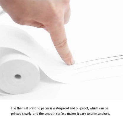 10Rolls Thermal Paper Camera Printing White Children Camera Instant Print Kids Printing Paper Replacement Accessories Parts